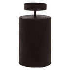 Black Camphor Wood Large Candle Holder