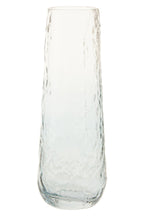 Large Blue Ombre Glass Vase