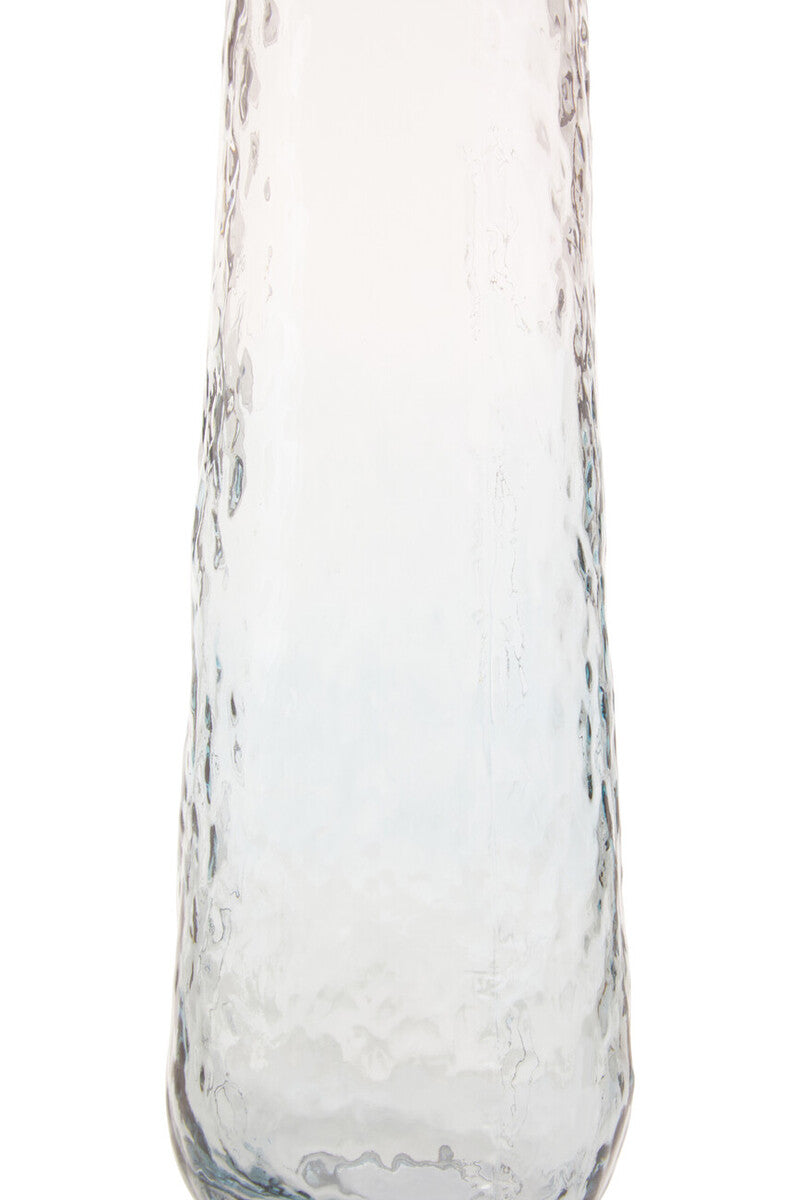 Large Blue Ombre Glass Vase