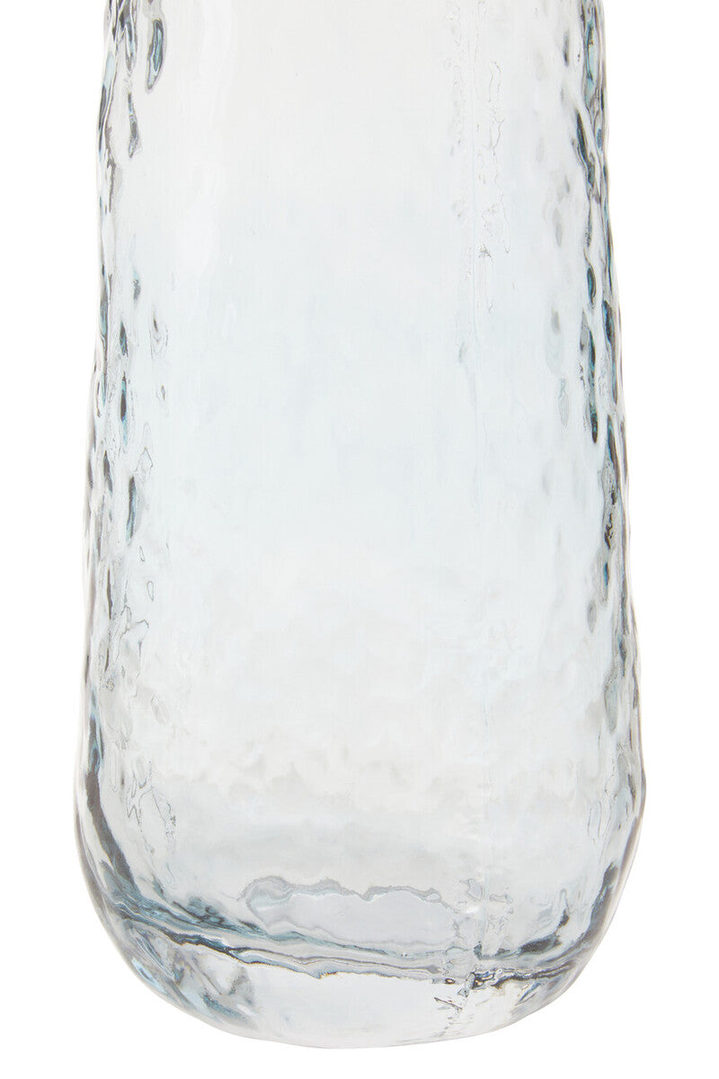 Large Blue Ombre Glass Vase