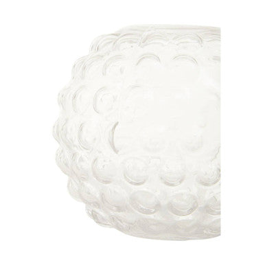 Small Round Clear Glass Vase