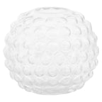 Large Round Clear Glass Vase