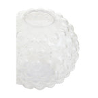 Large Round Clear Glass Vase