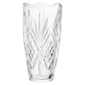 Crystal Scalloped Vase