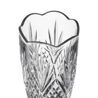 Crystal Scalloped Vase