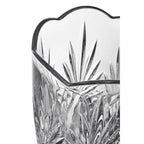 Crystal Scalloped Vase