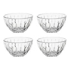 Set of 4 Crystal Small Bowls