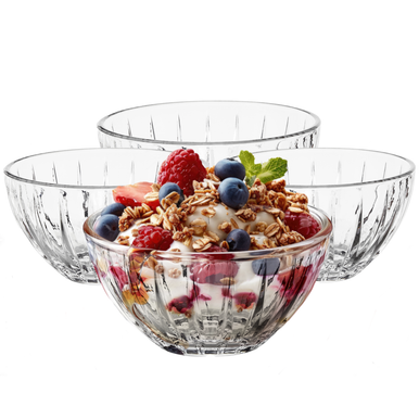 Set of 4 Crystal Small Bowls