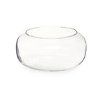 Clear Glass Globe Vase with Rounded Design