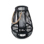 Small Black Bamboo Lantern