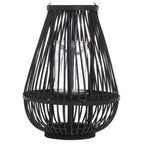 Small Black Bamboo Lantern