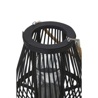 Small Black Bamboo Lantern
