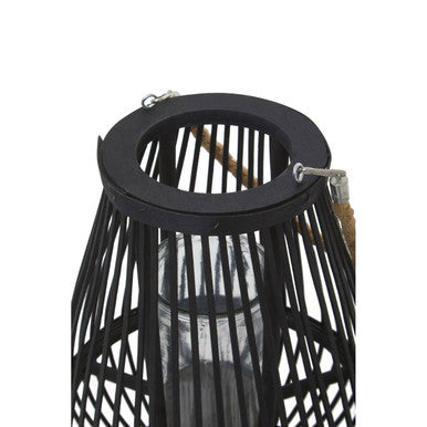 Small Black Bamboo Lantern