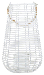 Large White Rattan Lantern