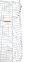 Large White Rattan Lantern