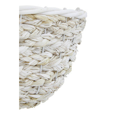 Set of Two White Planters