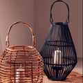 Black Lantern with Hoop Handle