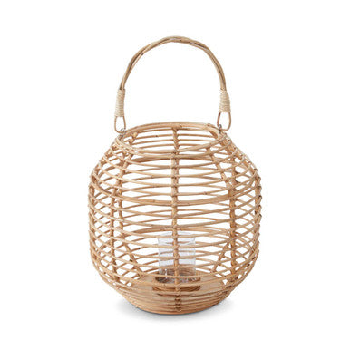 Natural Rattan Round Lantern