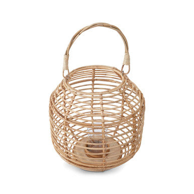 Natural Rattan Round Lantern