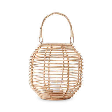 Natural Rattan Round Lantern