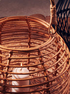 Natural Rattan Round Lantern