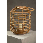 Natural Rattan Round Lantern