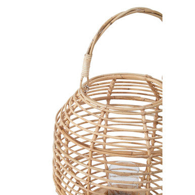 Natural Rattan Round Lantern