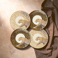 Set of 4 Canape Plates