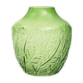 Small Botanical Green Glass Vase