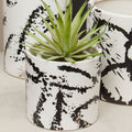 Black and White Small Planter