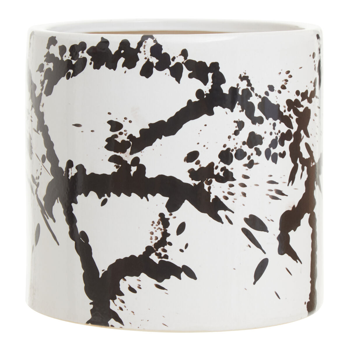 Black and White Large Planter