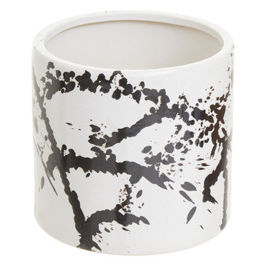 Black and White Large Planter
