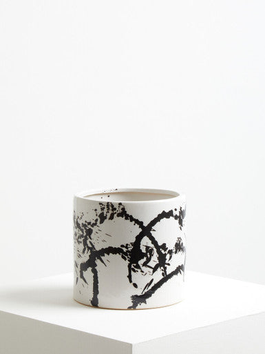 Black and White Large Planter