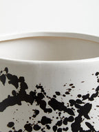 Black and White Large Planter