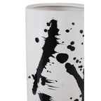 Small Black and White Ceramic Vase