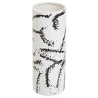 Large Black and White Ceramic Vase