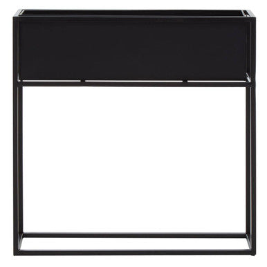 Black Metal Floor Standing Plant Box