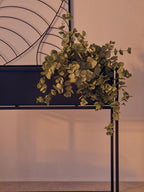 Black Metal Floor Standing Plant Box