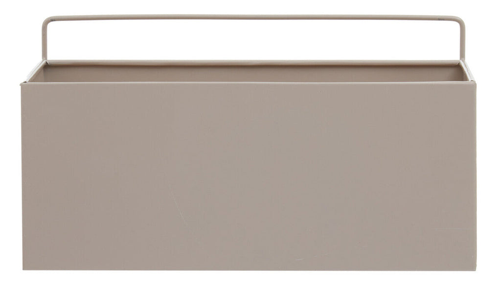 Natural Metal Small Wall Plant Box