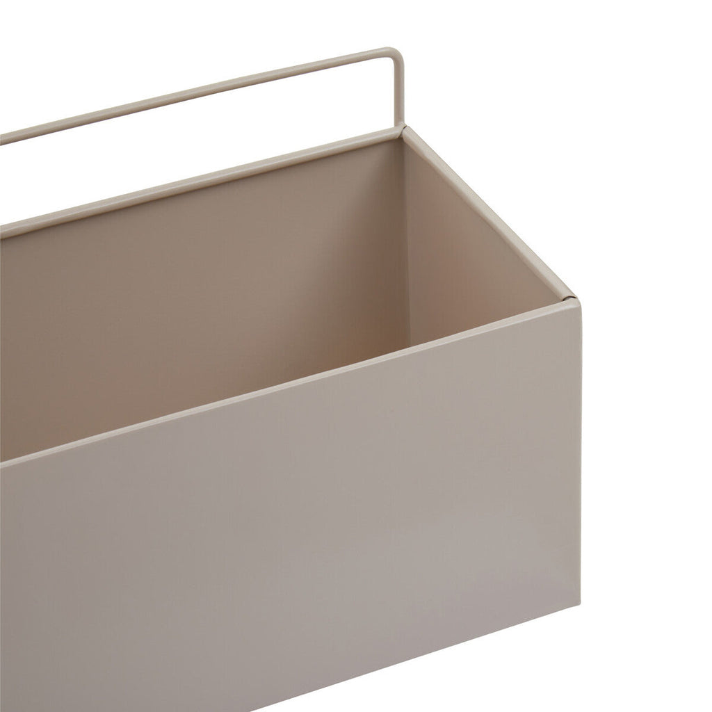 Natural Metal Small Wall Plant Box