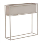 Natural Metal Floor Standing Plant Box