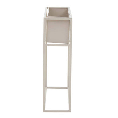 Natural Metal Floor Standing Plant Box