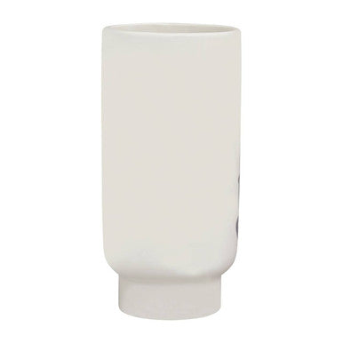 Small Black and White Face Vase