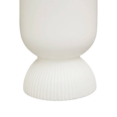 White Tapered Round Planter
