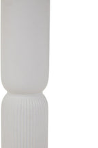 Cylindrical White Vase