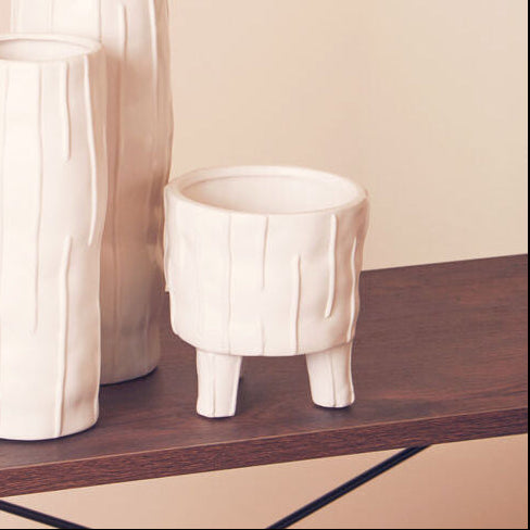 White Small Planter