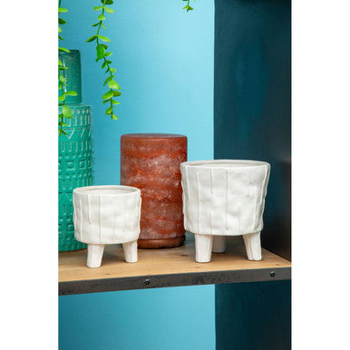 White Small Planter