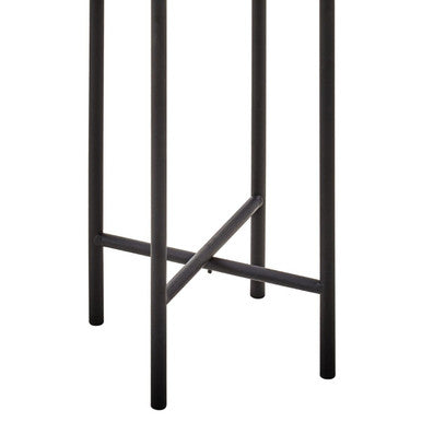 Small Grey and Black Floor Standing Planter
