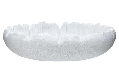 White Textured Bowl