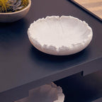 White Textured Bowl